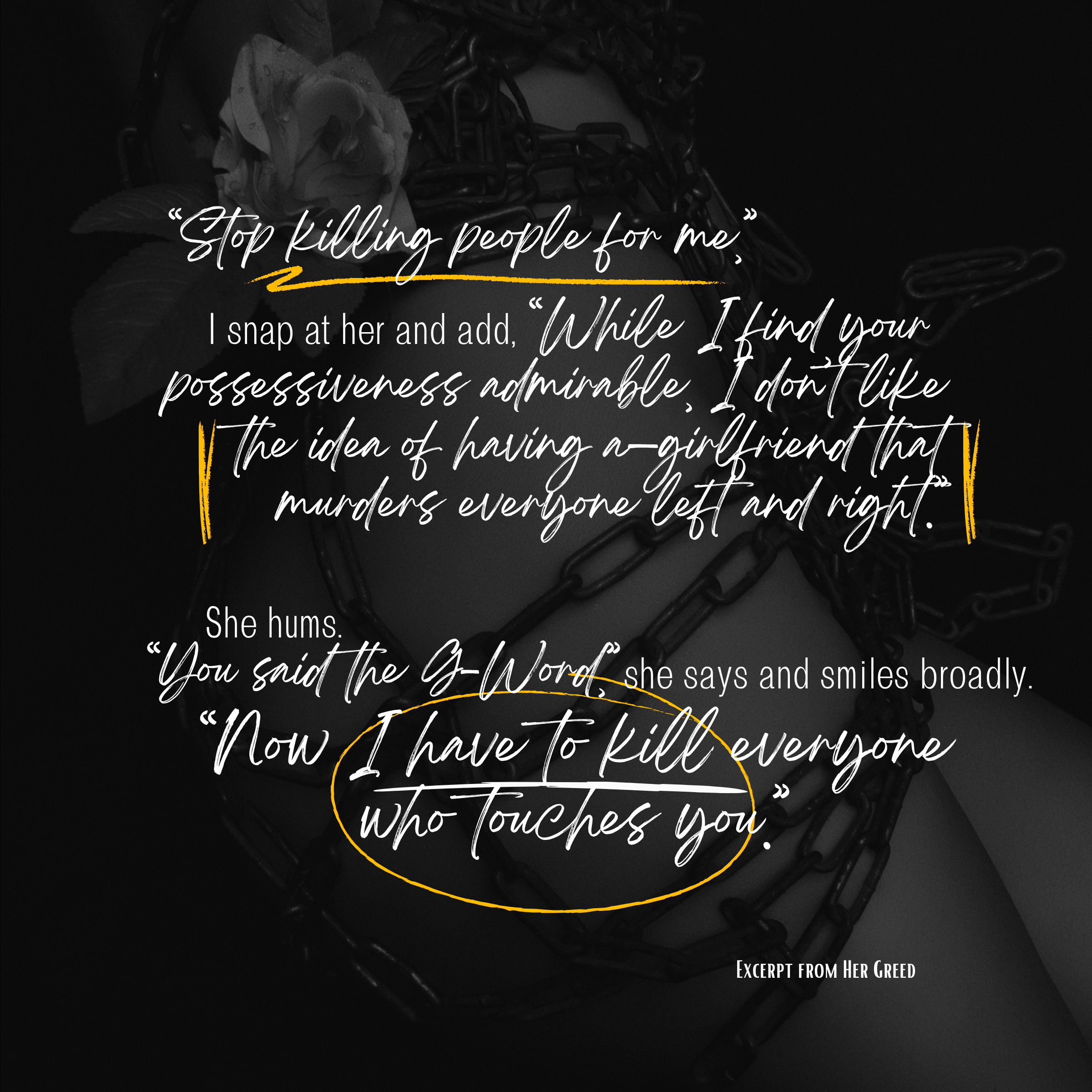 Excerpt fromher greed 